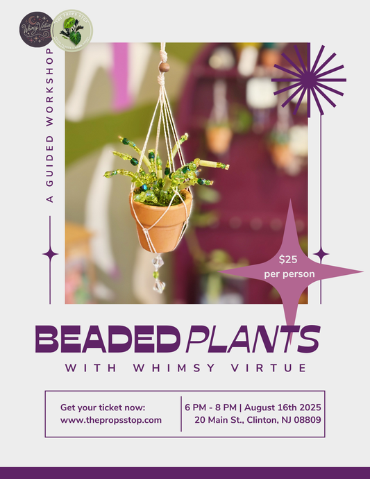 Beaded Plant Workshop with Whimsy Virtue
