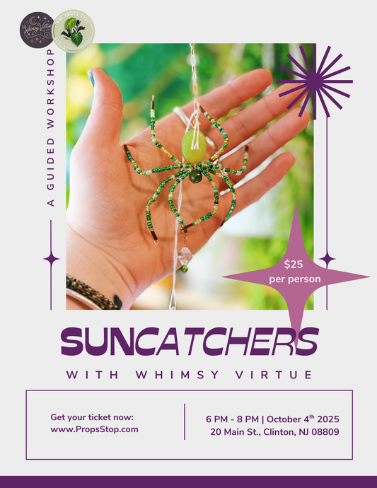 Beaded Spider Sun Catcher Workshop with Whimsy Virtue