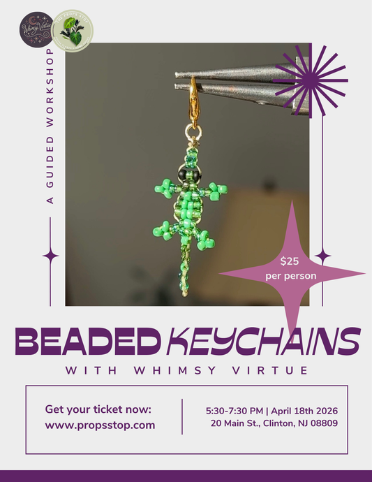 Beaded Keychains with Whimsy Virtue